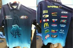 Sublimated Polo Shirt Front & Back